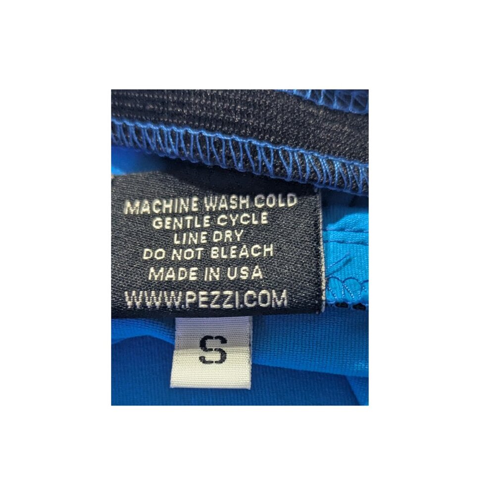 PEZZI Blue Racerback Active Tank Top – Women’s Small – Made in USA – Performance - Picture 5 of 5